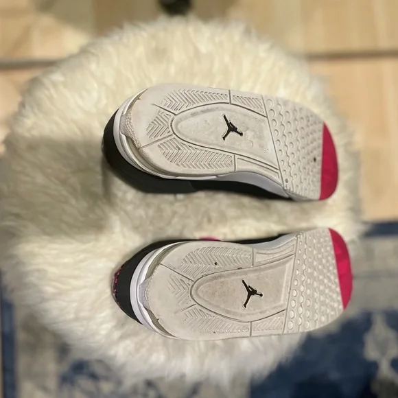 Nike Air Jordan Flight Origin 3 Black Pink Basketball Shoes Sneakers - Picture 8 of 8